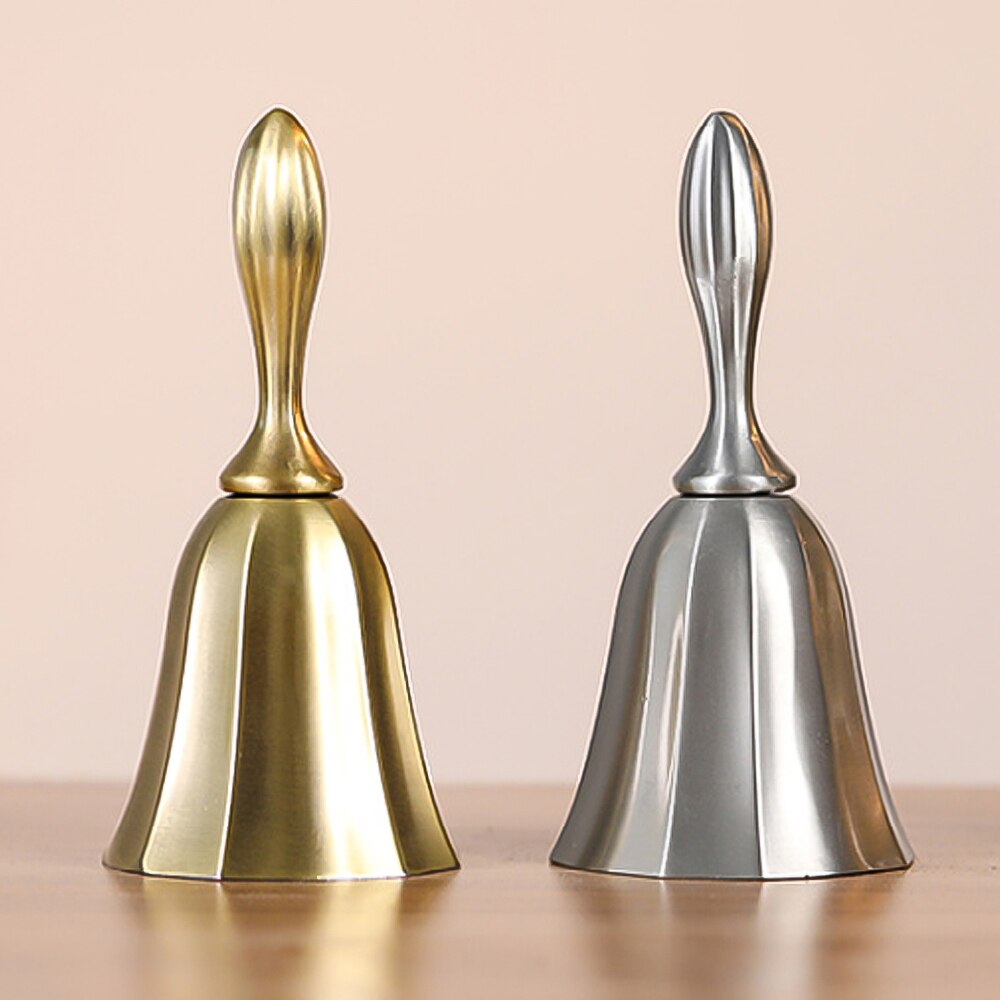 Multifunctional Hand Bell Call Bell Musical Instrument for Home School Church Restaurants