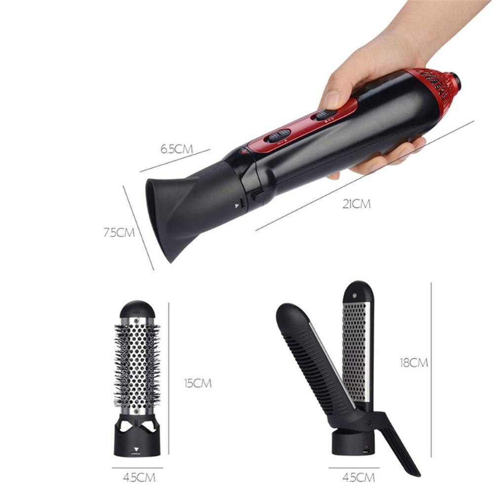 3 in 1 Air Styling Brush Hair Dryer Pro Hair Curler Straightener Dryer Comb Brush Hair Dryer Styling Tools
