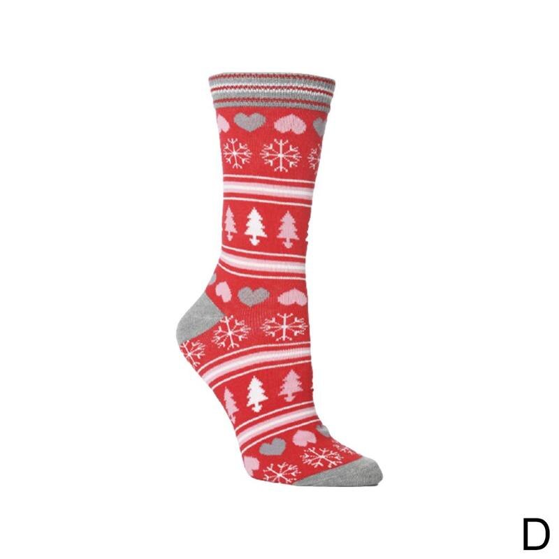 Julstrumpor i europa och amerika älgstrumpor för män och kvinnor personlighet tubstrumpor halloween strumpor: D