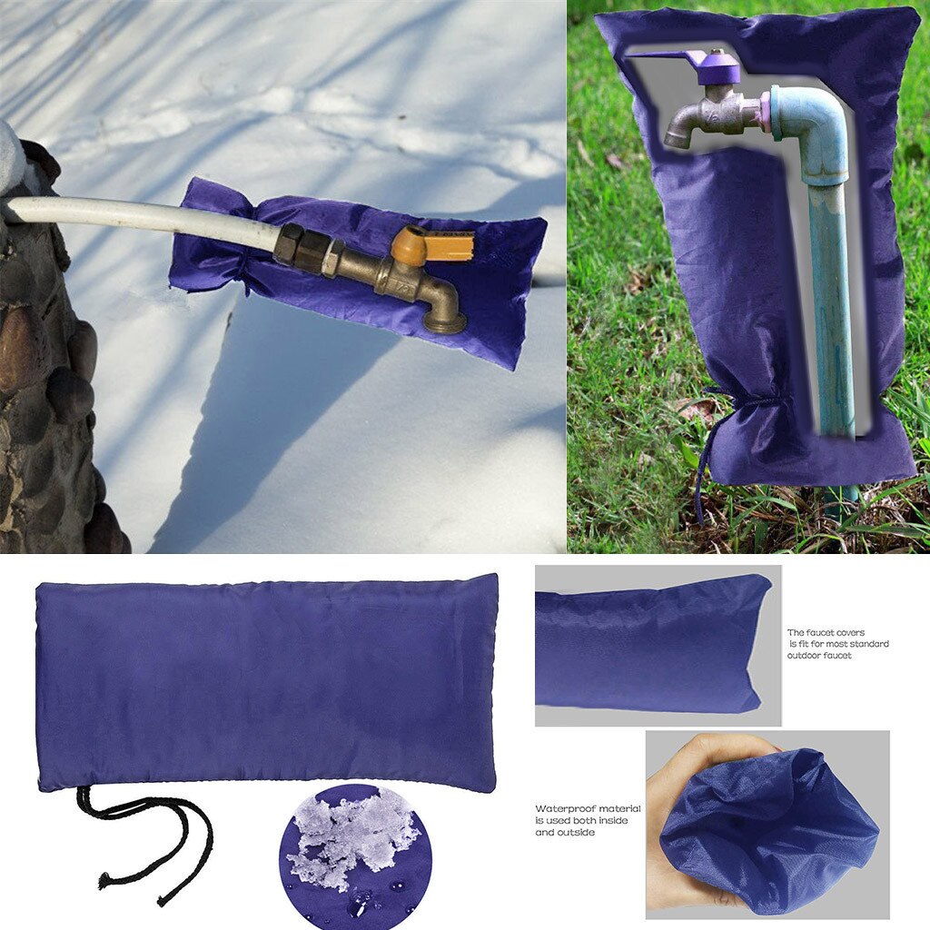 1pc Oksford tkaniny kran ogrodowy osłona kran ochrona przed zamarzaniem na zewnątrz kran mróz ochraniacz narzędzia ogrodowe gorąca sprzedaż