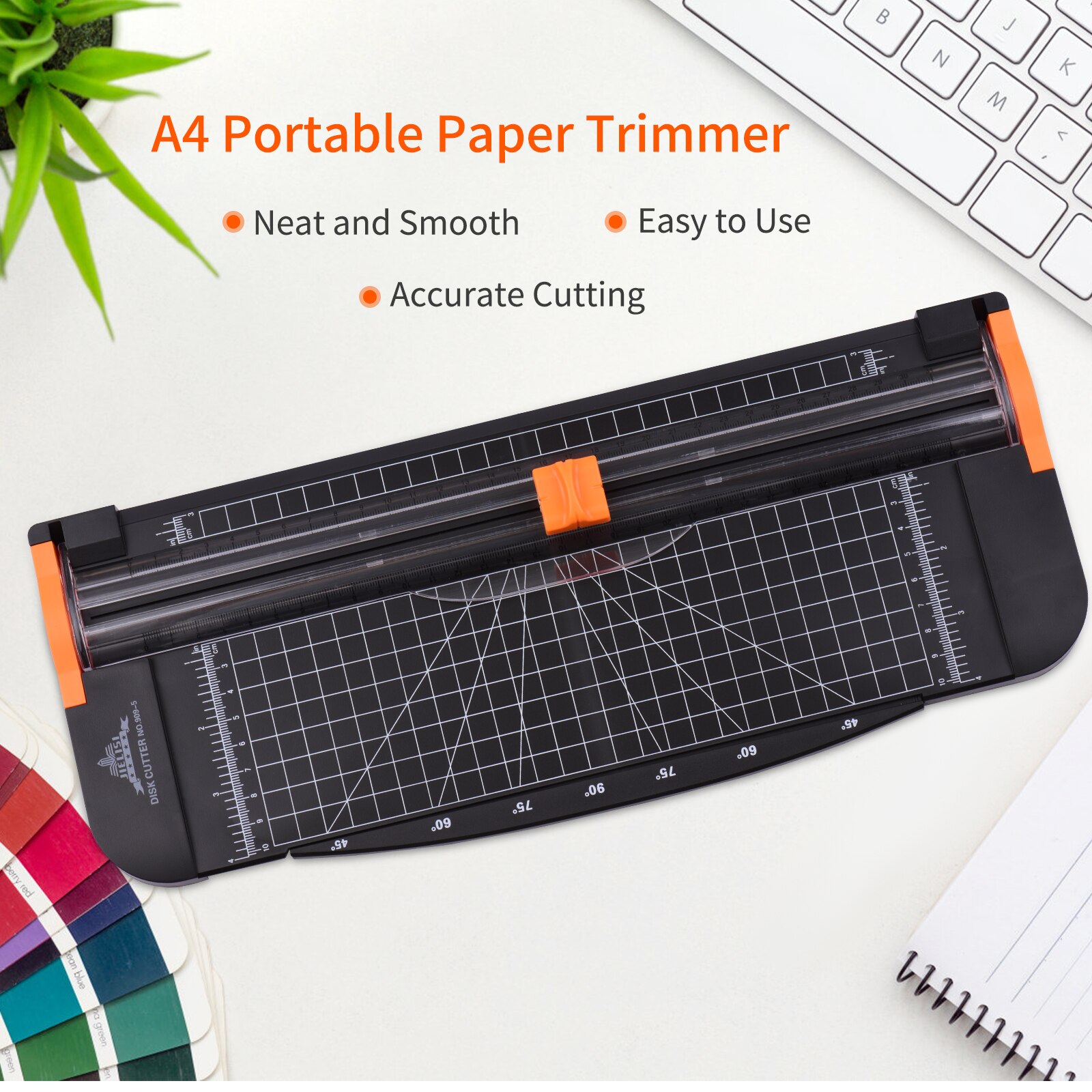 A4 Paper Trimmer Paper Cutter Cutting Machine 12.2 Inch Cutting Length for Craft Paper Card Photo Laminated Paper Scrapbook