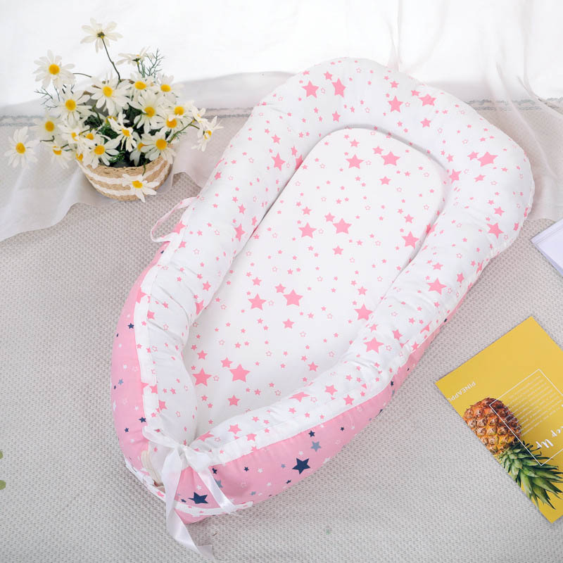 Baumwolle Tragbare Baby Schlaf Nest Stubenwagen bionisch Baby Kinderbett Bett Tragbaren Abnehmbaren Und Waschbar Krippe für Neugeborene 0-36 monate