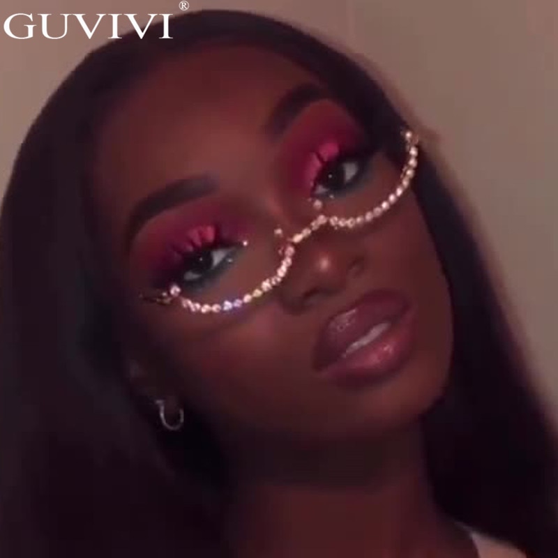 Rhinestone Eyeglass Frames Diamond Sunglasses Frames For Women Diamond Eye Glasses Frames For Men Eyewear Sunglasses Decoration