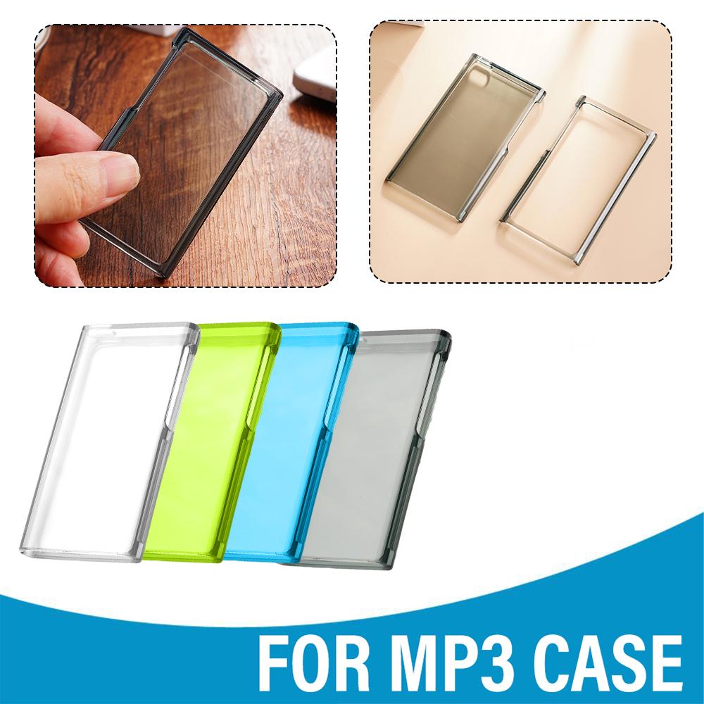 För apple ipod nano 7 skyddande fodral nano 7 enfärgad pc transparent enkel botten dubbelsidigt hårt skal
