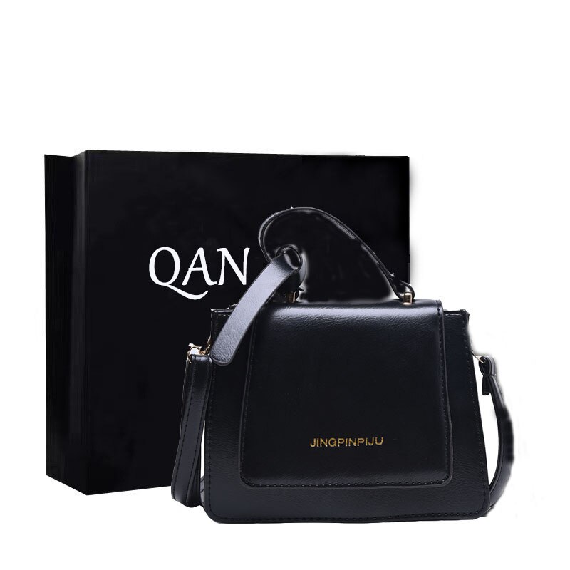 QANSH borsa retrò Chic di alta qualità da donna 2022 nuovo stile moda Texture spalla selvaggia Messenger borse quadrate piccole