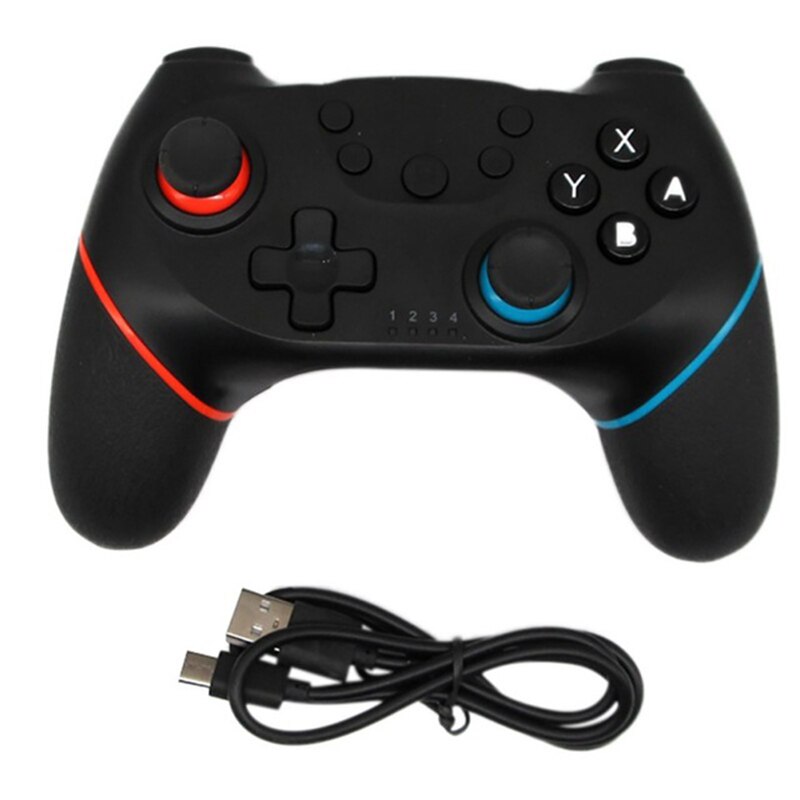 Wireless Bluetooth Gamepad Joystick Controller With 6-Axis Handle For Switch Pro For Nintendo Switch Console Accessories: red blue