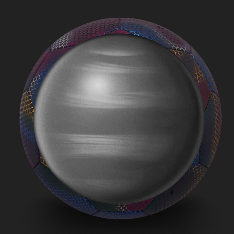 Reflektierende FußBall Ball leuchtend Nacht glühen Fußbälle Erwachsene Art Ausbildung Größe5 Fußbälle Kamera Blitz Reflektierende