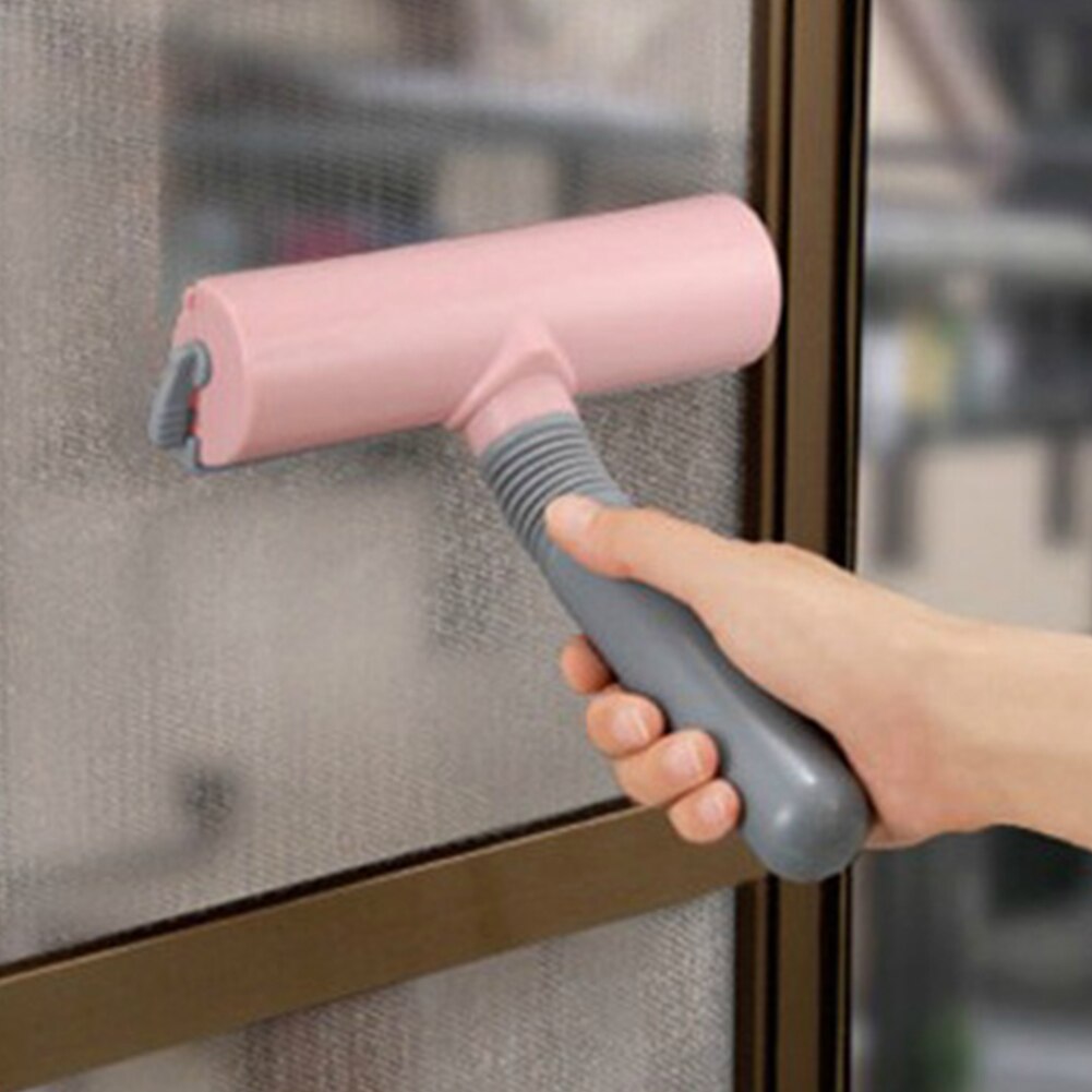 Home Window Screen Wiper Mesh Dust Remover Cleaner Squeegee Cleaning Brush Tool Multi Use, Window Cleaner, Portable Dust Remover