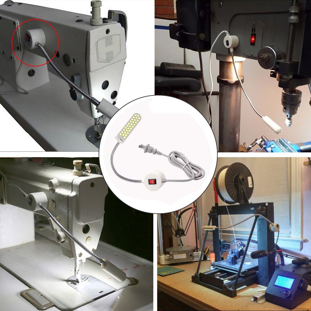 10/19/20 / 30LED sewing machine light magnetic assembly base gooseneck lamp led work light 220v led lamp