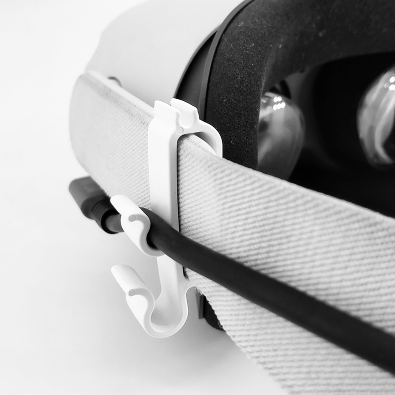 Abrazadera de Cable de VR, hebilla de Cable de datos, fijador de Cable de auriculares, Clip de Cable de VR, accesorio para auriculares de VR estándar Oculus Quest 2 Link