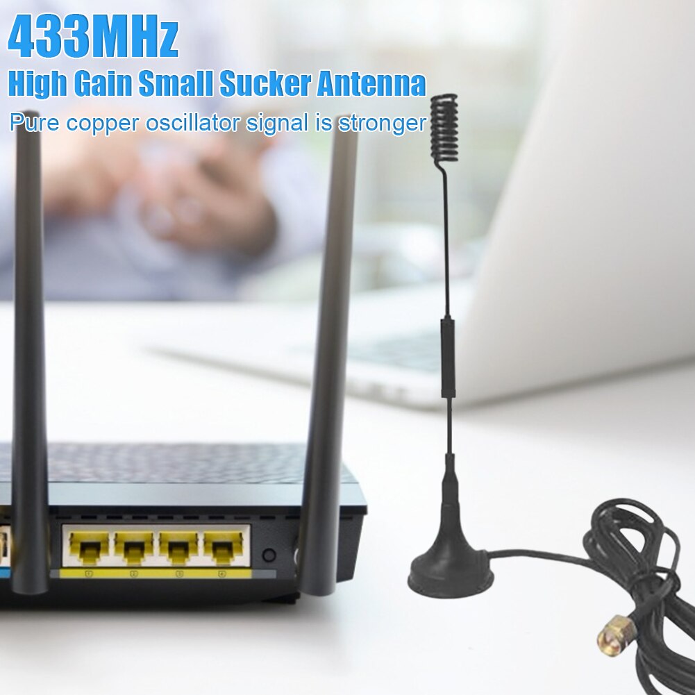 Wireless Antenna High Gain Small Sucker Antenna with Pure Copper Mast