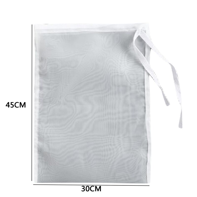 Bolsa de filtro de grado alimenticio, red de malla 100/200/300, colador de filtración de aceite de té, cerveza, leche y café, bolsas de tela de nailon para Cocina: 30x45cm / 100Mesh