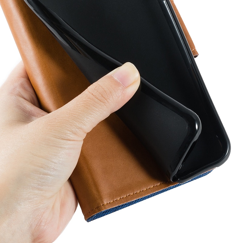 Pu leren telefoonhoesje voor lg  k11 flip book case voor lg  k8 zakelijke portemonneehoes voor lg  k4 zachte tpu siliconen achterkant
