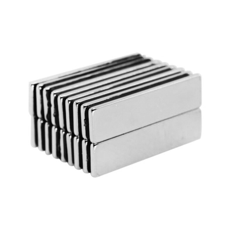 5 ~ 100 Stuks 40X10X2 Super Sterke Vel Zeldzame Aarde Magneet Dikte 2 Mm Blok Rechthoekige neodymium Magneten N35 40X10X2Mm 40*10*2 Mm