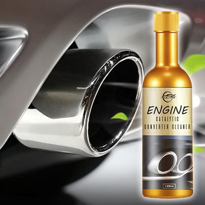 Car Engine Catalytic Converter Cleaner Automobile Carbon Removal Cleaning Agent Car Boost Engine Maintenance Cleaning Tool 120ml