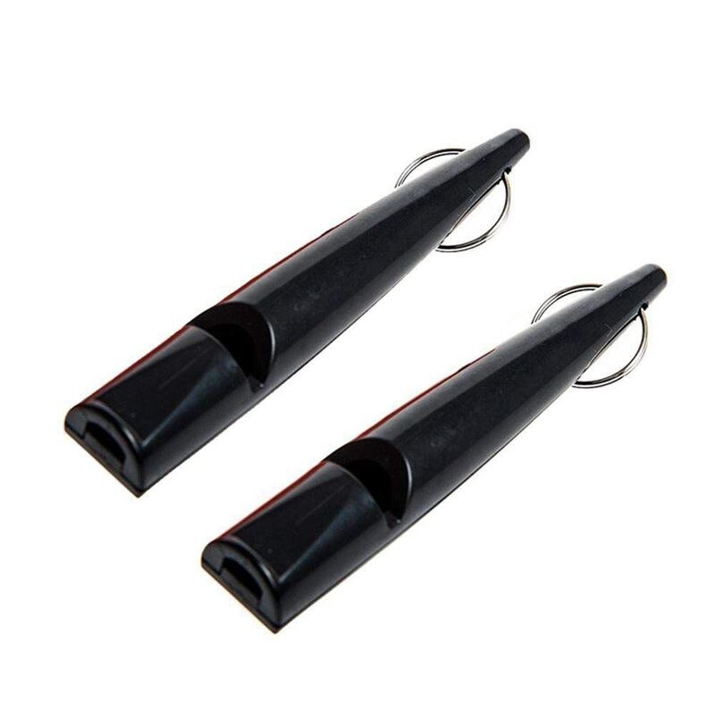 Dog Training Whistles, Dog Whistle 210.5 with Lanyard, Black Dog Whistle for Recall, Barking (2 Pack)