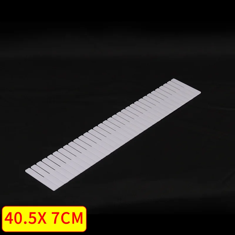 Adjustable Drawer Separator Plastic Divider Clapboard Household Space-saving Tool Underwear Socks Storage Organizer: Gold