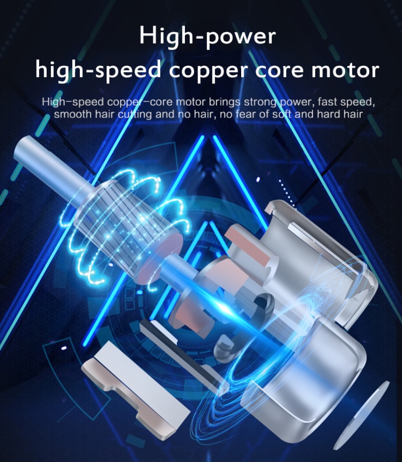1 Pcs Elektrische T-Outliner Skelet Zware Hitter Cordless Trimmer Mannen 0 Mm Kaalhoofdige Tondeuse Afwerking Haar snijmachine