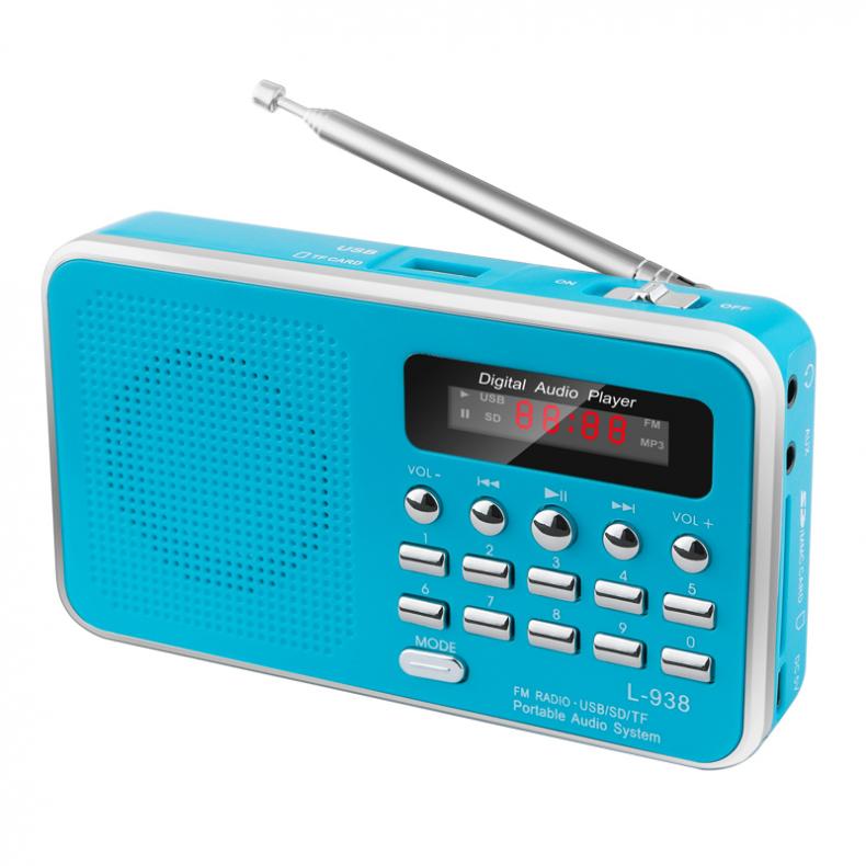Rolton Draagbare Mini Fm Radio Dab Radio Portatil Am Fm Radyo Muziekspeler Speaker Voor Tf Sd Card Usb Lcd display Zaklamp