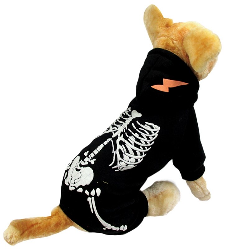 Halloween Hond Kleren Kostuum Horror Skelet Kleren Voor Honden Chihuahua Kleding Huisdier Producten Kleding