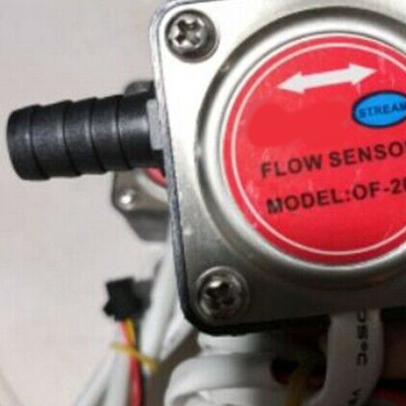 3\" Flow Meter Round Cover Indicator Sensor Counter Hall Flowmeter Lubricating A5YD