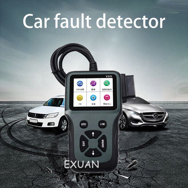 detector computer diagnostic instrument fault code clear vehicle condition exhaust detection annual review obd2 driving computer