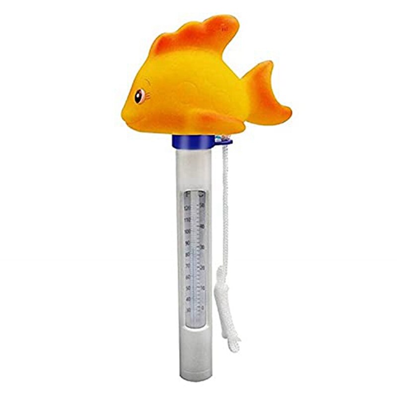 Drijvende Zwembad Thermometer,Water Thermometer Met String, Vijver Thermometer Makkelijk Lezen, Dier Drijvende Thermometer