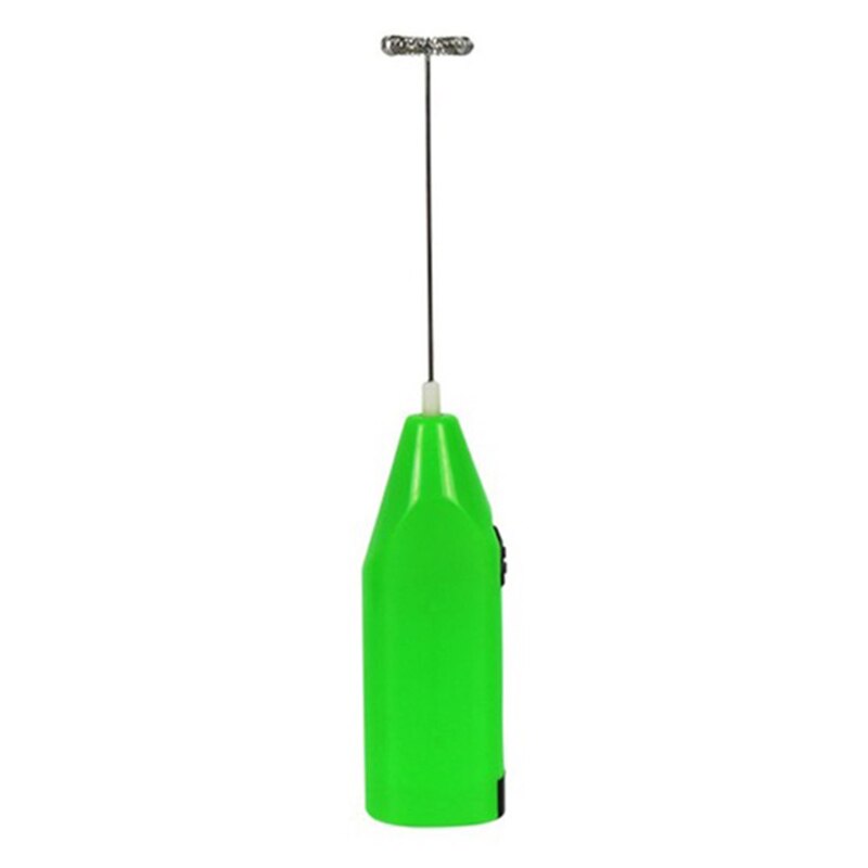 Electric Milk Foamer Chocolate Milk Jugs Frother Whisk Mixer Hand for Coffee Cappuccino Creamer Frothy Blend Whisker Egg Beater: Green -22