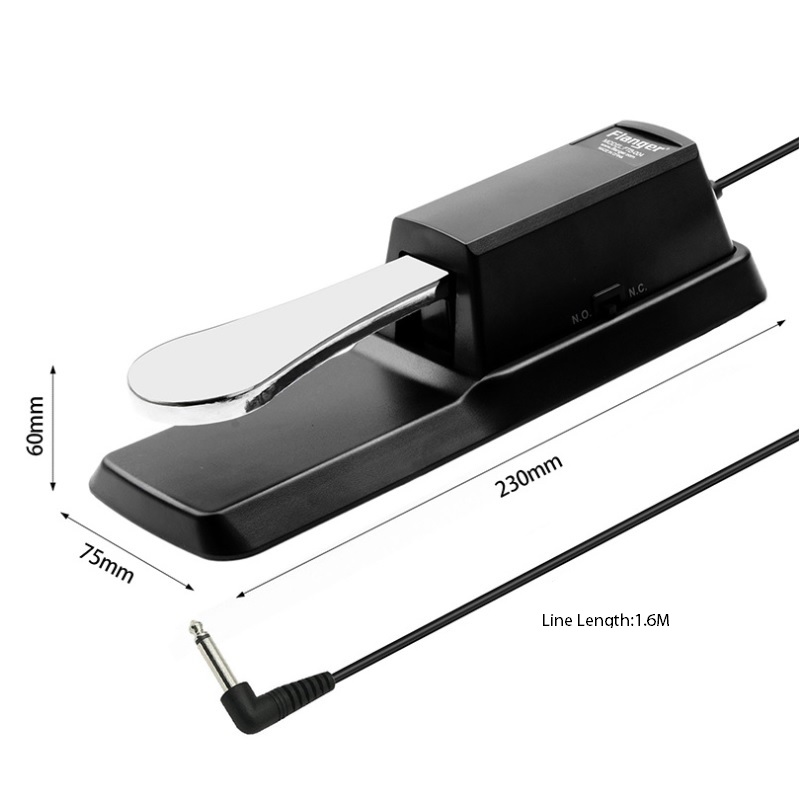 BeatBox Piano Sustain Demper Pedaal MIDI Keyboard Sustainpedaal voor Elektrische Piano Elektronische Keyboard Orgel Casio yamaha