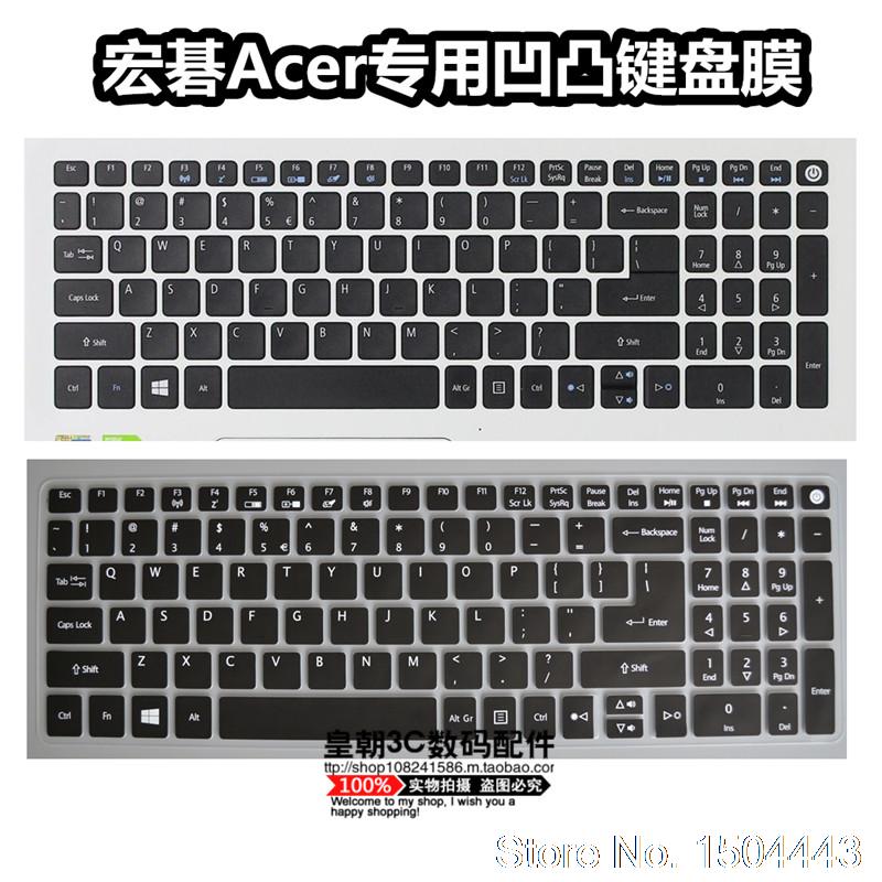 15.6 inch laptop Keyboard Cover Protector Skin for Acer E5 573G E5-573 V3-575G V3 575