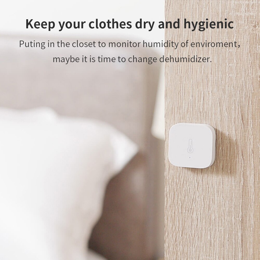 Aqara Temperature Humidity Sensor Zigbee Temperature Sensor Smart Life Humidity Sensor APP Control Work For Xiaomi Gateway