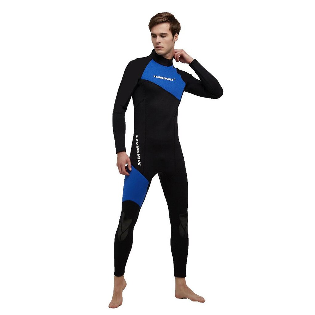 Stretchy Duiken Huid Pak Volwassen 1.5Mm Wetsuit Met Knie Pad Terug Zip Jumpsuit