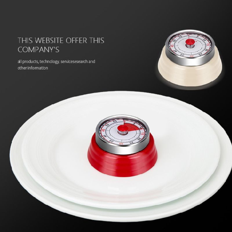 Kitchen Mechanical Timer 60min Loud Alarm Cooking Sleeping Meeting Sports l29k