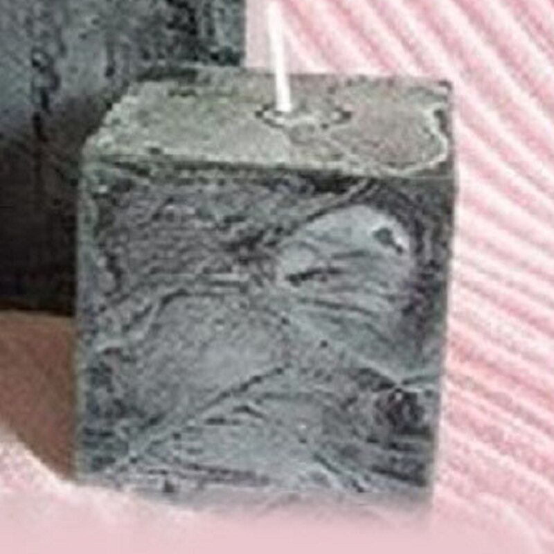 Scented Birthday Weddings Candles Flameless Rectangle Black White Candles Weddings Birthday Decoration Centerpieces: Black7X7X7 cm