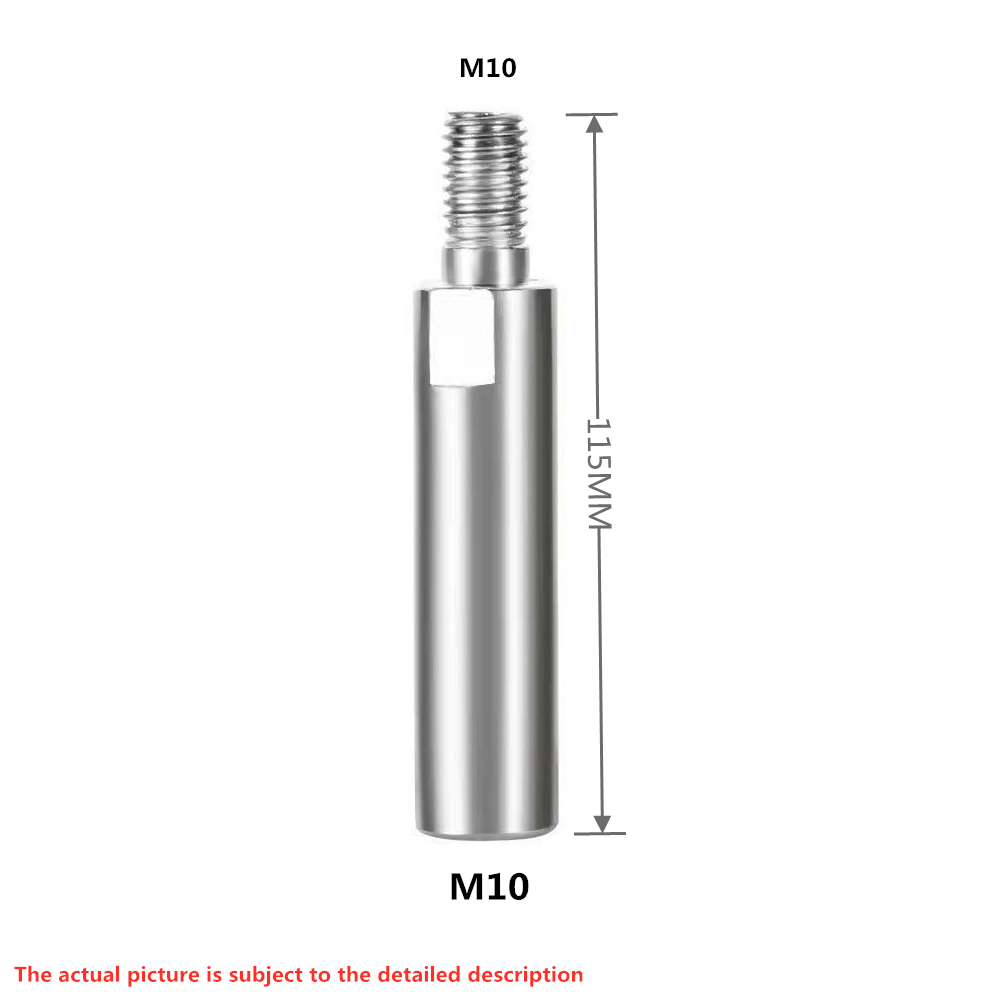M10 M14 Gewinde Adapter Verlängerung Stange 65-115mm Winkel Schleifer Verlängerung Pleuel Schleifen Verbindung Energie Werkzeug: M10-115mm