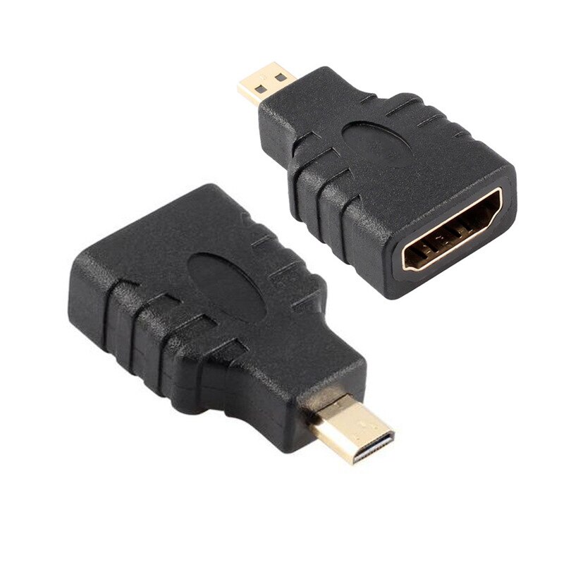 Micro-HDMI to HDMI Adapter,Micro-HDMI Male to HDMI Female Coupler Connector for Micro-HDMI Port Devices Support 1080P Resolution