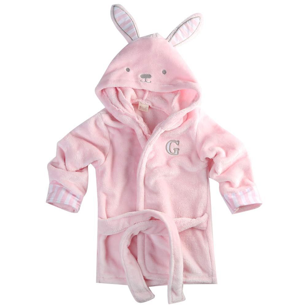 Toalla de baño de bebé Animal Albornoz de tejido polar coral manta encapuchado Panda Animal dibujos animados lindo bebé Toalla de baño Bata