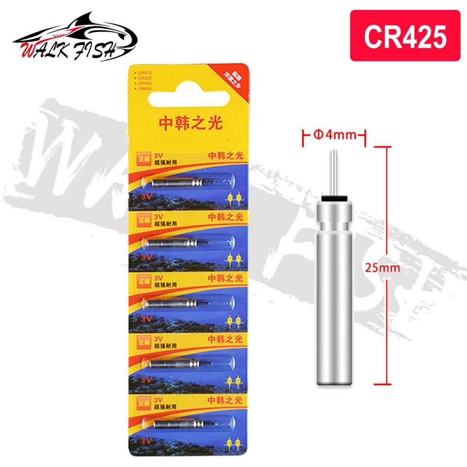 WALK FISH Luminous Electric Fishing Floats For LED Fishing Buoy Accessory Suit for Charger Devices Tools Tackle Accessories: CR425 ZH 5PCS hook