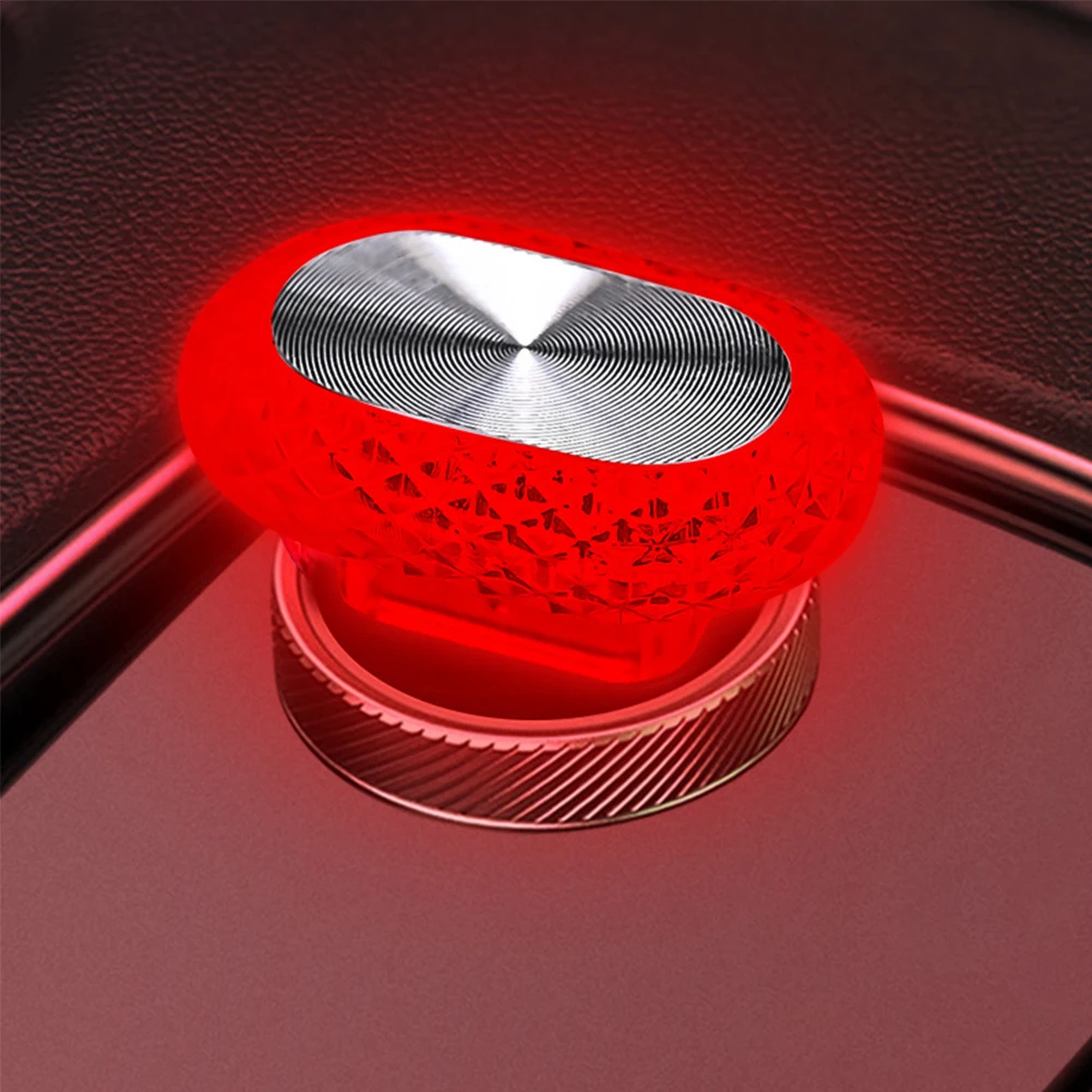 Lámpara decorativa de luz de ambiente para coche, luces LED USB para , modelado ambiental, Plug & Play portátil automotriz, luz Interior de coche: Rojo