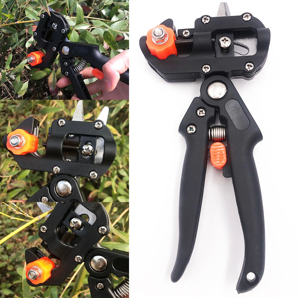 Garden Grafting Pruner Tool Fruit Tree Vaccination Multi-Function Bud Cutter Shears Scissor Hand Gardening Tools