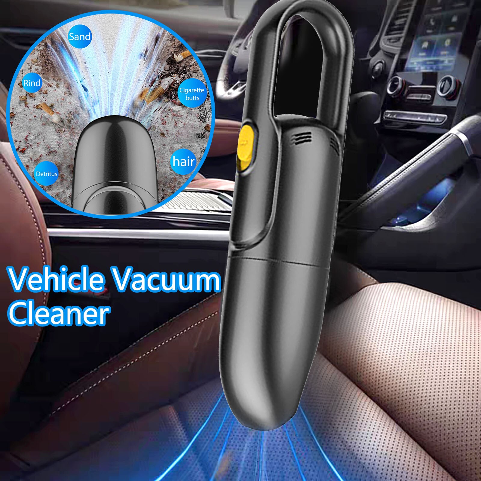 Auto Mini Vacuum Cleaner Handheld Small Portable Car Vacuum Cleaner Vaccum Cleaner Dust-car Hoover Cordless Auto-interior Small