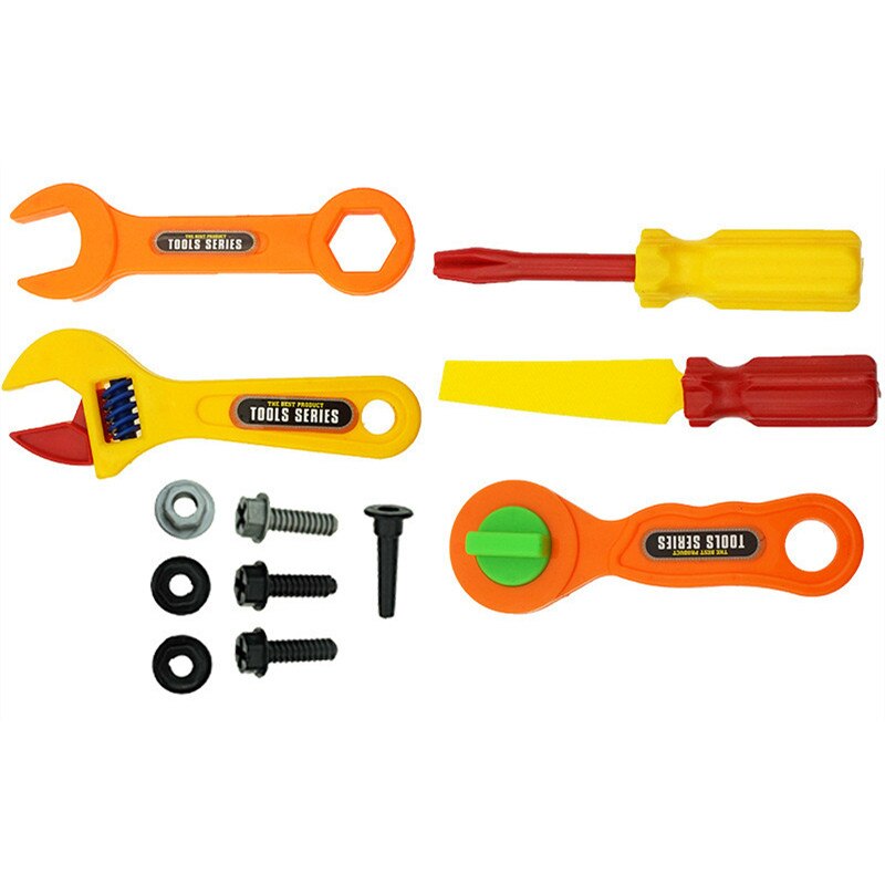 19 stks/partij Plastic ABS Baby Tuin Tool Set Simulatie Reparatie Tool Speelgoed Vroeg Leren & Onderwijs Play Hourse speelgoed voor kinderen