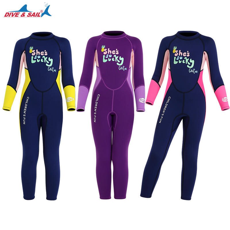 Kids Youth Full Body neoprenowe stroje kąpielowe utrzymuj ciepły strój kąpielowy z długim rękawem do pływania Surfing zestaw do snorkelingu sporty wodne nurkowanie