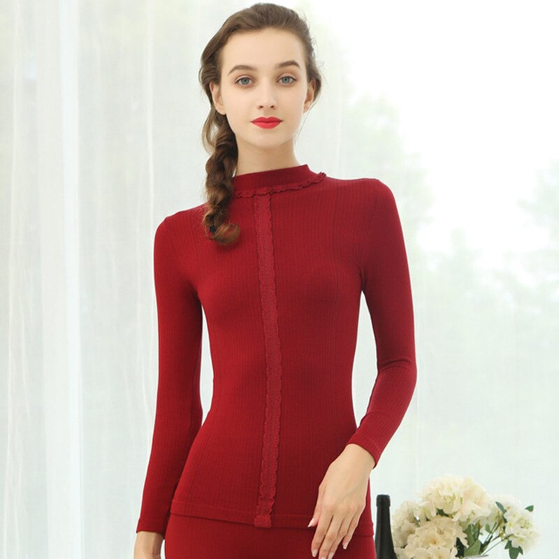 Thermo ondergoed dames thermisch ondergoed set stretch katoenen lange onderbroeken warme lange onderkleding winterkleding thermische broeken & shirts