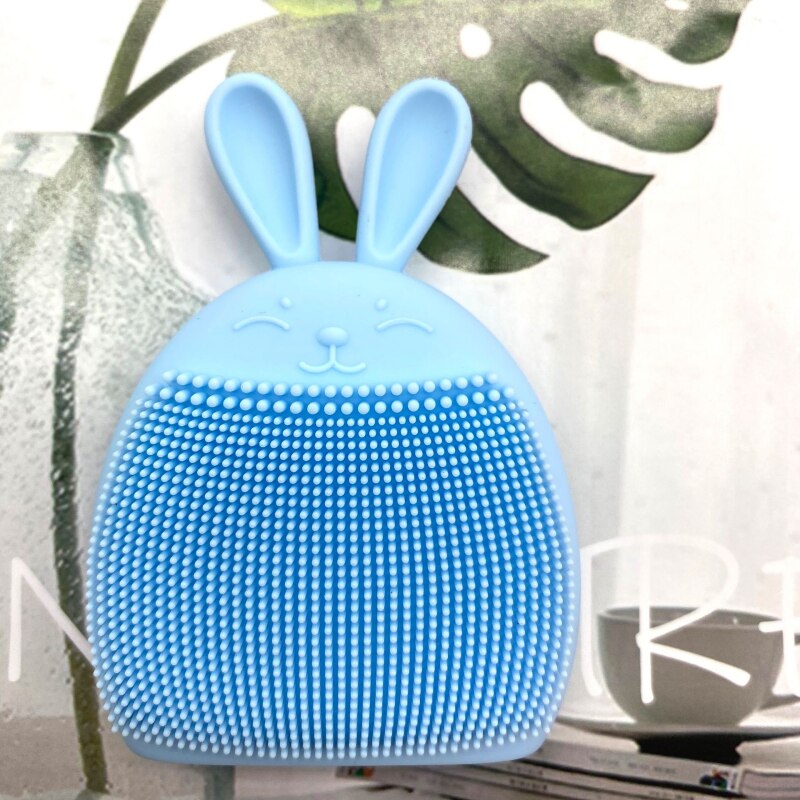 Konijn Kat Klauw Silicagel Schoonmaken Pad Wassen Gezicht Gezichts Exfoliërende Borstel Huid Scrub Cover Hand Schoonheid Reiniging Borstels Douche