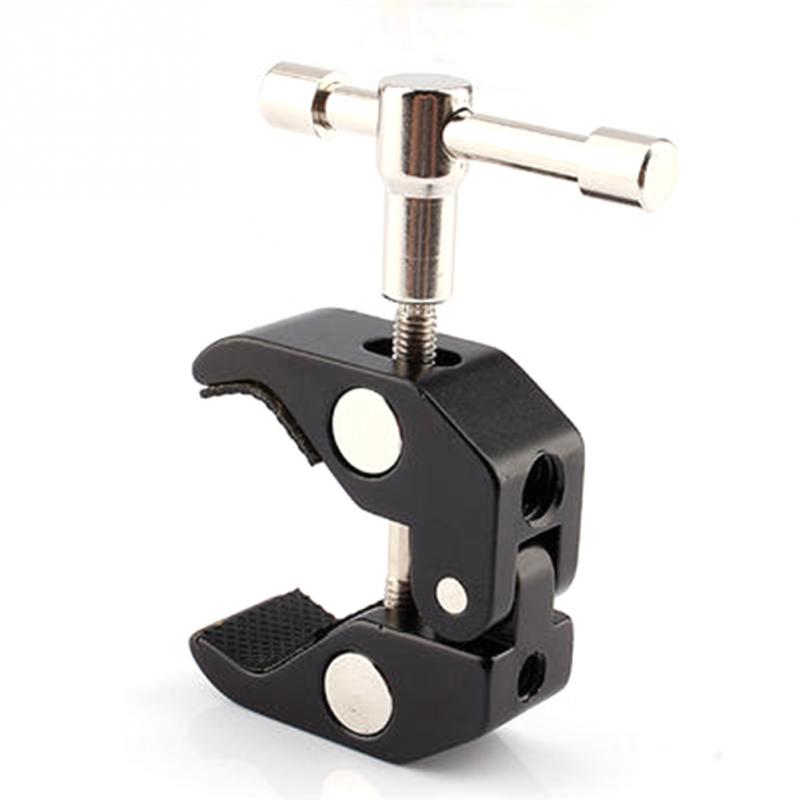 DSLR Rig LCD Monitor Studio Light Metal Crab Pliers Clip Super Clamp Camera Studio Accessories