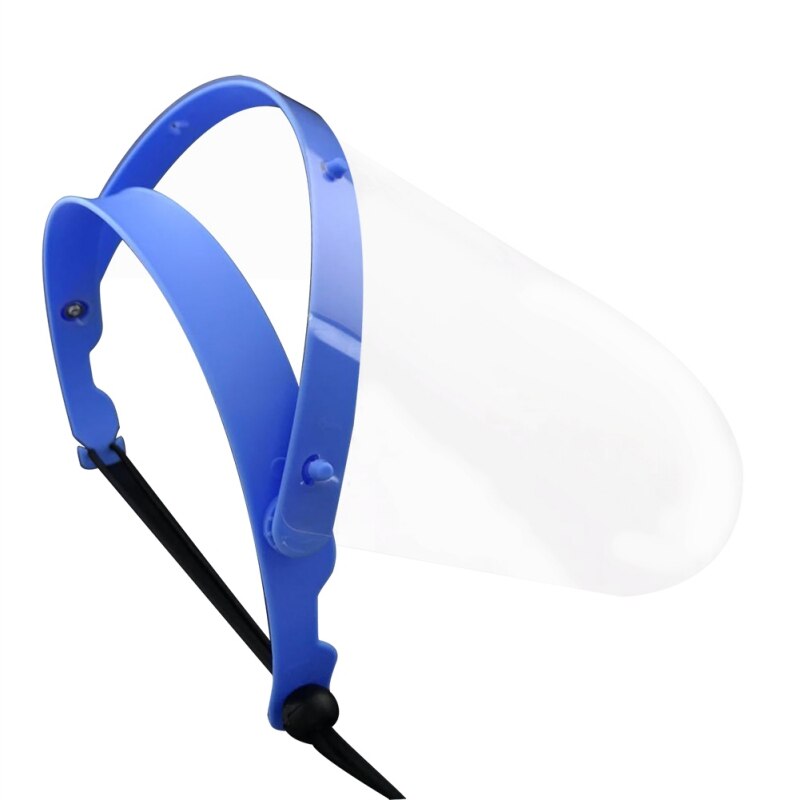 PET plastique cuisine Anti gouttelette poussière huile chaude Spary plein visage bouclier gouttelette coupe-vent visage bouclier lavable résistant à l'huile: L
