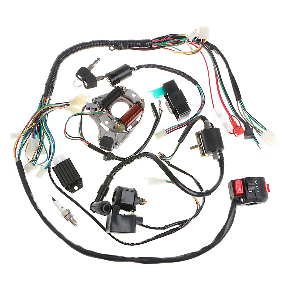 50/70/90/110cc cdi ledningsnät montering kabelsats atv elektrisk quad coolster motorcykeldelar