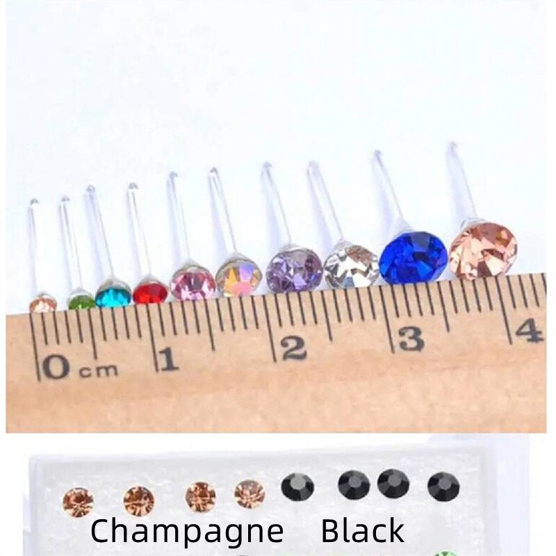 20 Paare 2 3 4 5 6mm Weiß Kristall Zucht Ohrringe einstellen Strass Ohrringe Bausatz Hochzeit Party Denkmal Schild jewlry Für Frauen