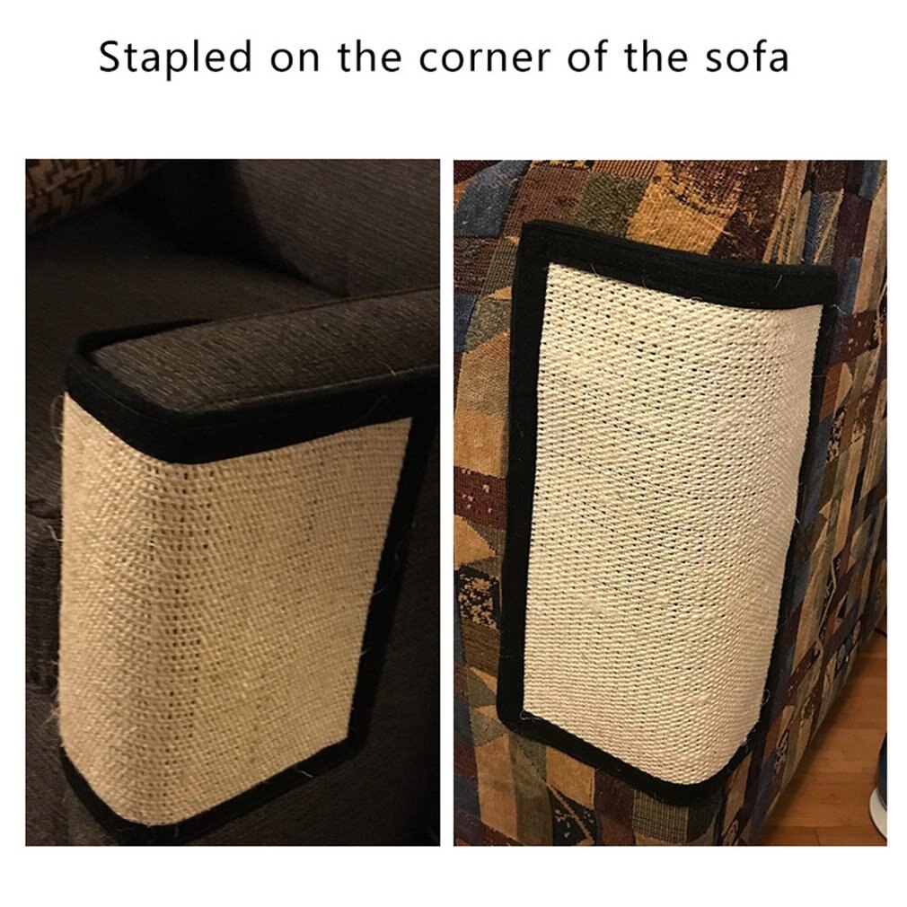 Pet Cat Scratch Board Cat Grind Claw Sisal Cat Scratch Pad Sofa Protection Pad Practical Cat Toys